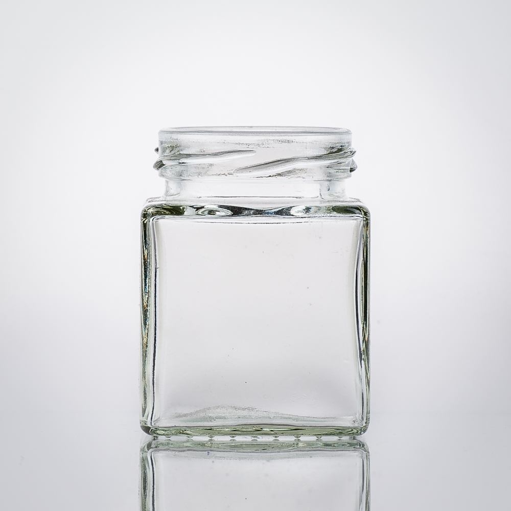 Vierkantglas 106 ml TO 48 günstig kaufen - kleine Einmachgläser - Flaschenbauer
