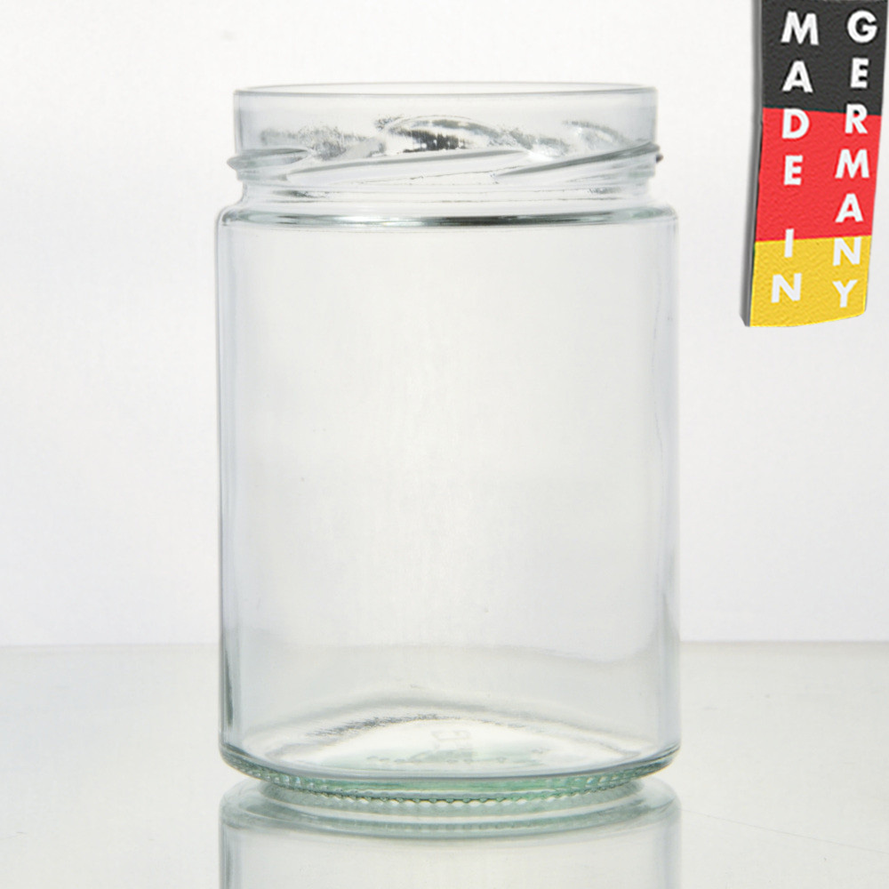 Konservenglas - Einmachglas 575 ml mit 82 mm Deep-Twist-Off-Mündung - GKONS575D - 01 - Flaschenbauer