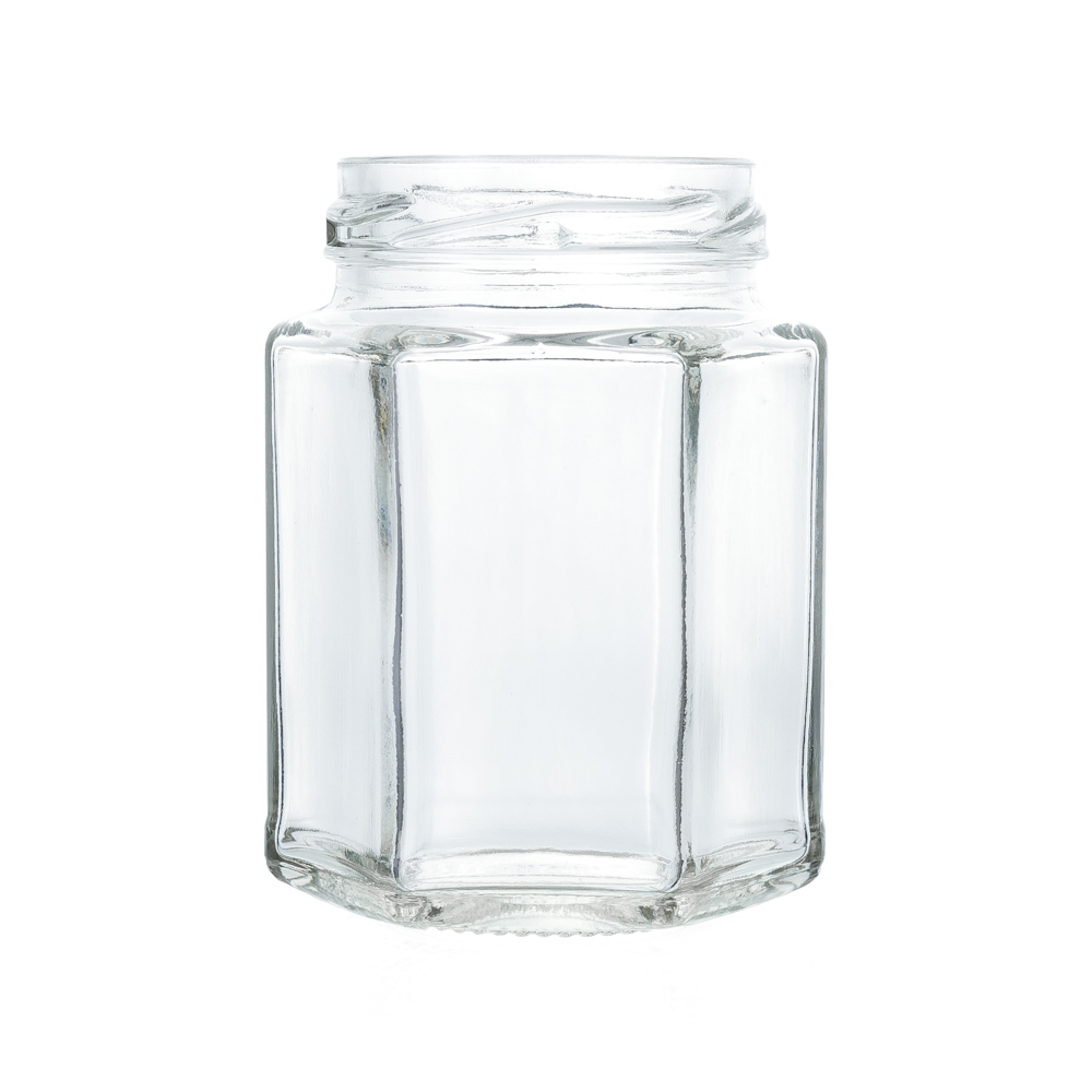 Sechseckiges Glas 116 ml