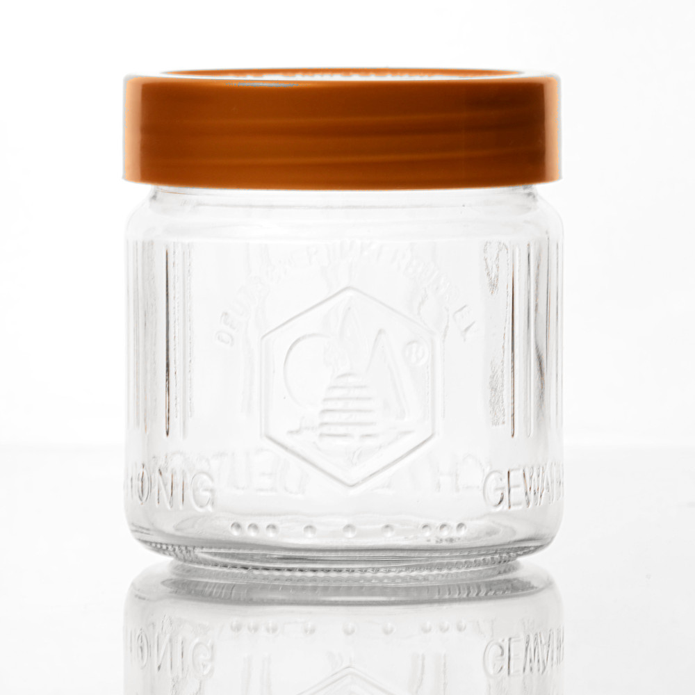 Honigglas DIB 500 Gramm inklusive Deckel - 01 - Honiggläser - Flaschenbauer