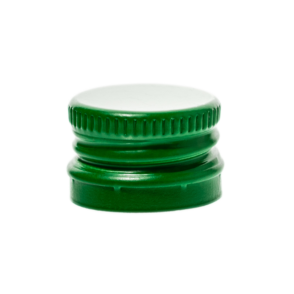 Handverschraubung 18 mm Grün mit Sicherungsring - VHAND18GRS - 01 - Flaschenverschlüsse - Flaschenbauer