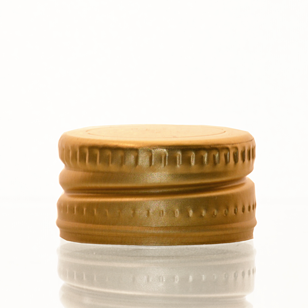 Handverschraubung 28 mm Gold OSL VentCap für Saft - Handverschraubungen - Flaschenbauer