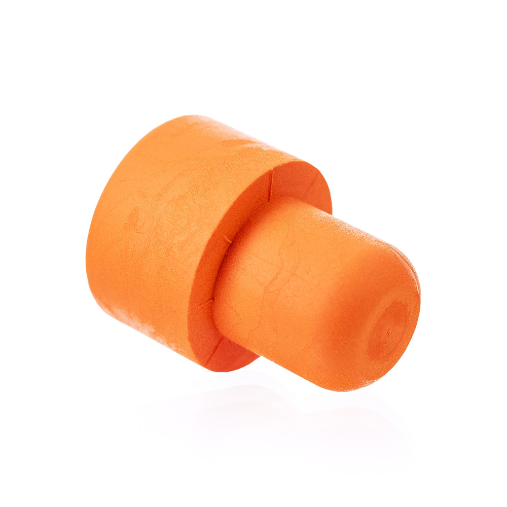 Kunststoffkorken 19,5 mm orange