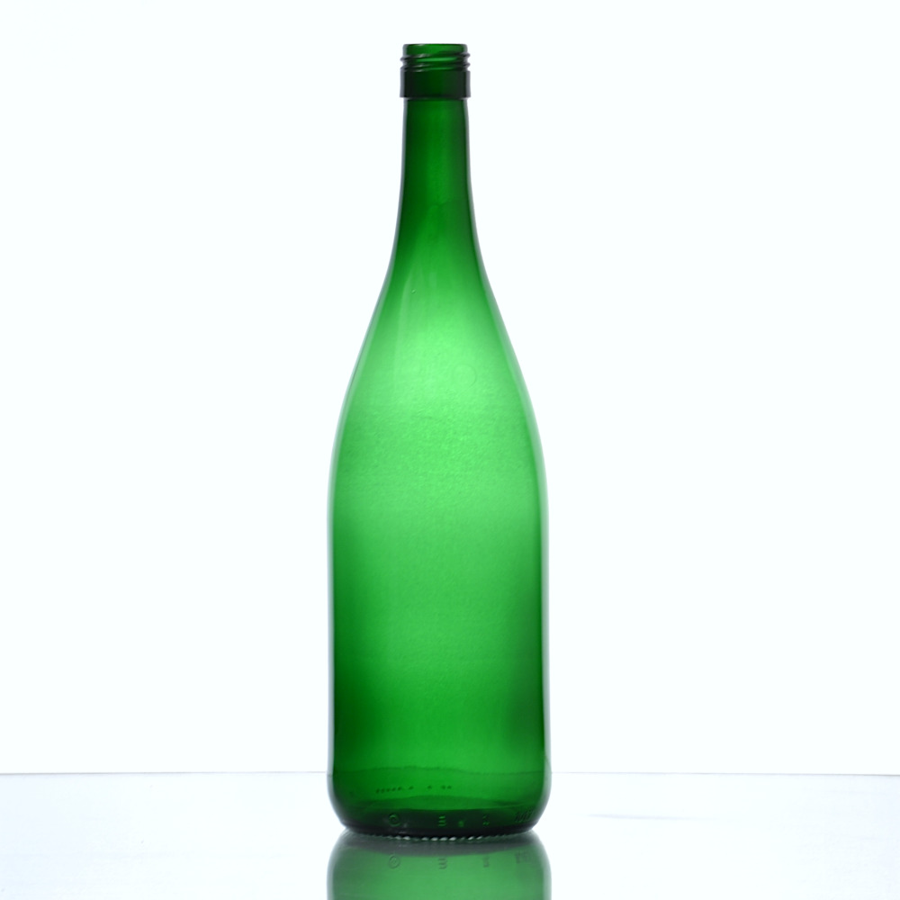 Wein-Schlegelflasche 1 Liter Masson-Grün BVS - Weinflaschen - Flaschenbauer