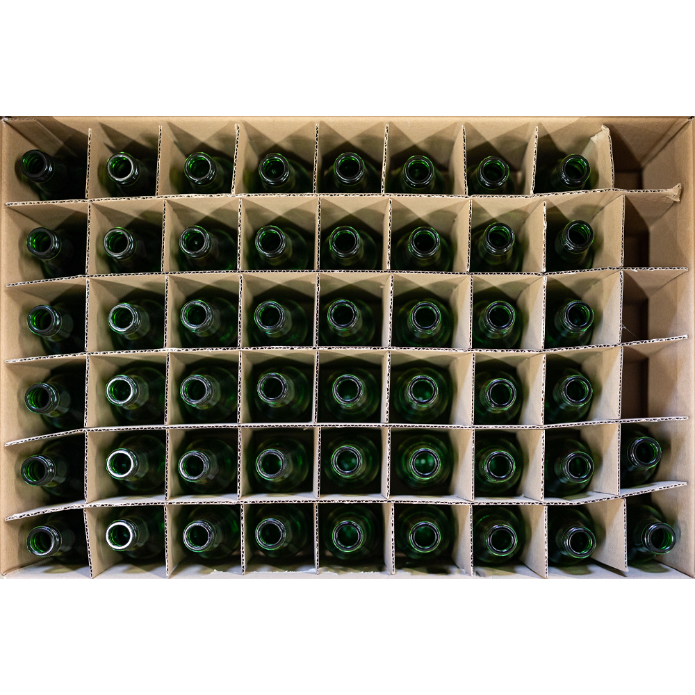 50er Set Kropfhalsflaschen Grün 200 ml MCA - BUNDKROPFG - 02 - Flaschenbauer