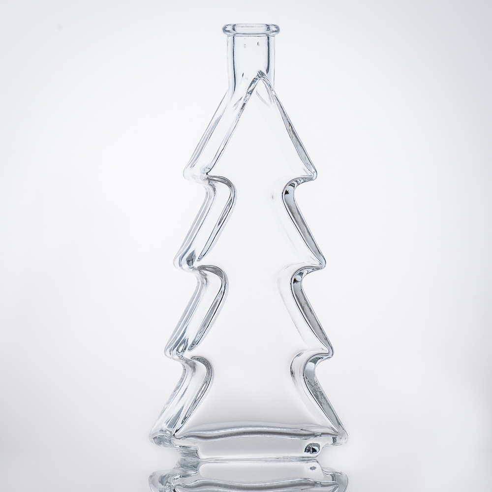 Flasche Tannenbaum 0,2 l 16 mm - Glasflasche in Form eines Tannenbaum - Flaschenbauer 