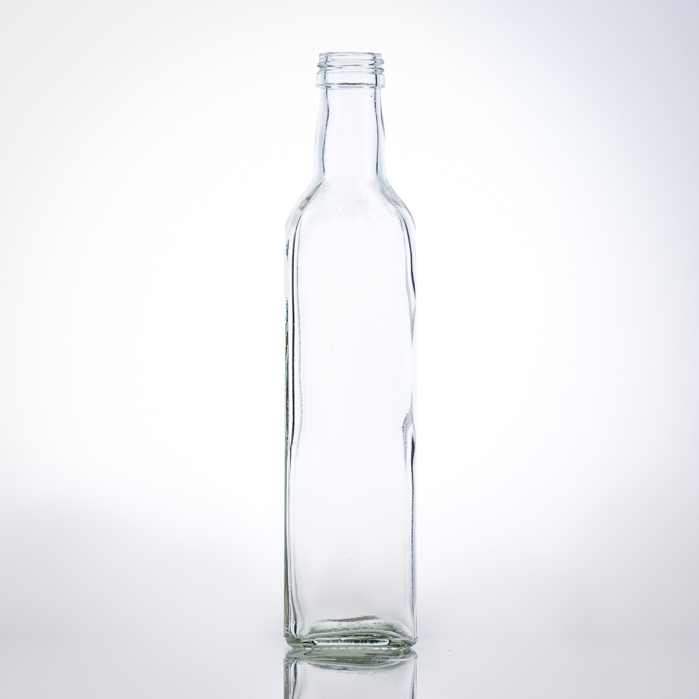 Marascaflasche - Ölflasche 500 ml weiß-klar PP 31,5 mm günstig kaufen - OMARA003 - 01 - Flaschenbauer