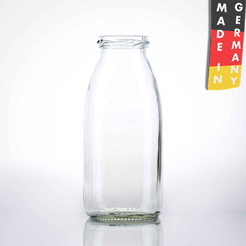 Milchflasche 250 ml Weiß - TO 43 mm  - MILCH011 - Milchflaschen - Flaschenbauer