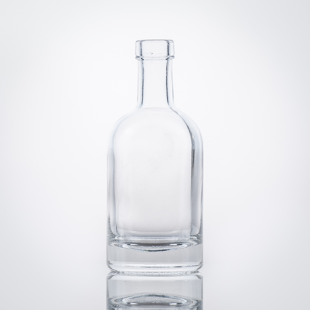 Flasche - Nocturne 100 ml weiß 15 mm OBB - kleine Spirituosenflaschen - Flaschenbauer