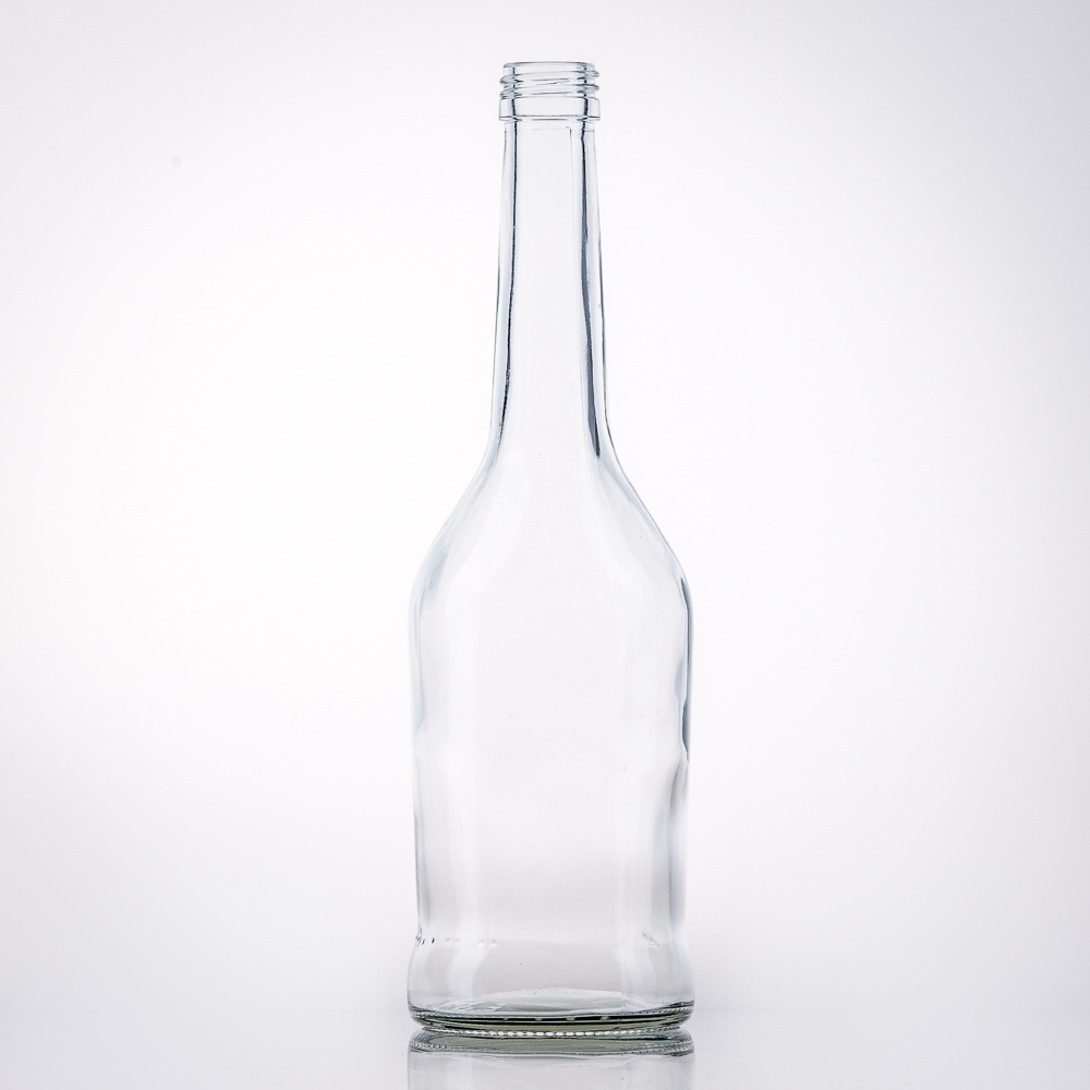 Cognac-Flasche - Napoleonflasche 0,5 l weiß 28 Standard - Spiritusenflaschen günstig bei Flaschenbauer