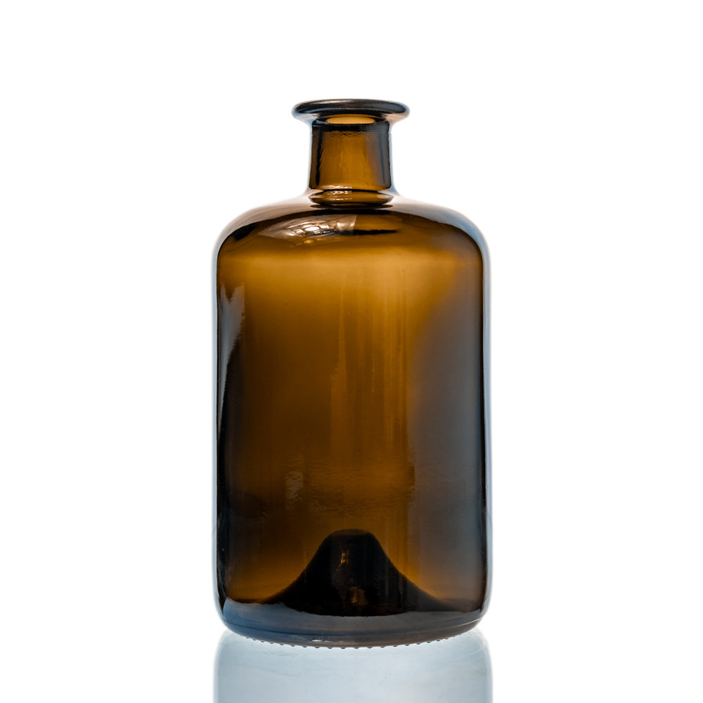 Apotherflasche 700 ml Antikgrün 19 mm Tellerrandmündung - SAPO007 - 01 - Spirituosenflaschen - Ginflaschen - Flaschenbauer