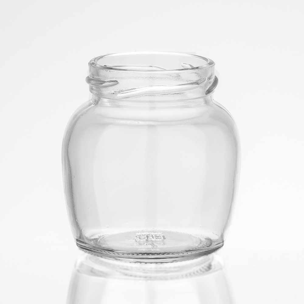 Konservenglas 106 ml TO 48 ovale Form im 24 er Set  - BUNDGKONS109-24-VTO-W - 04 - Flaschenbauer