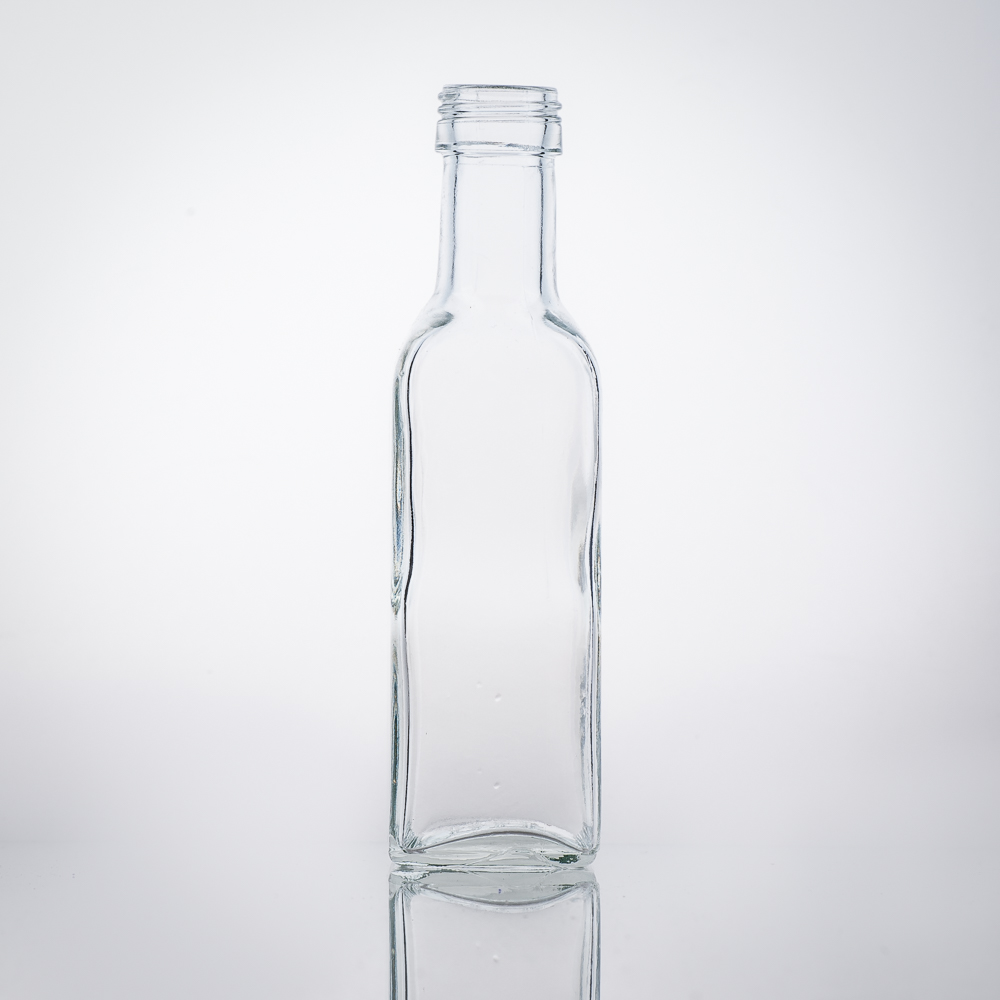 Ölflasche 100 ml Marascaflasche Weiß-Klar PP 24 mm Schraubmündung - OMARA001 - 01 - Ölflaschen - Flaschenbauer