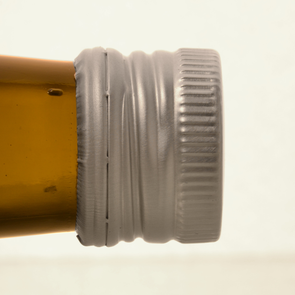 Handverschraubung 31,5 Silber Ausgießer - VHAND32S - 03 - Schraubverschluss Ölflaschen - Flaschenbauer