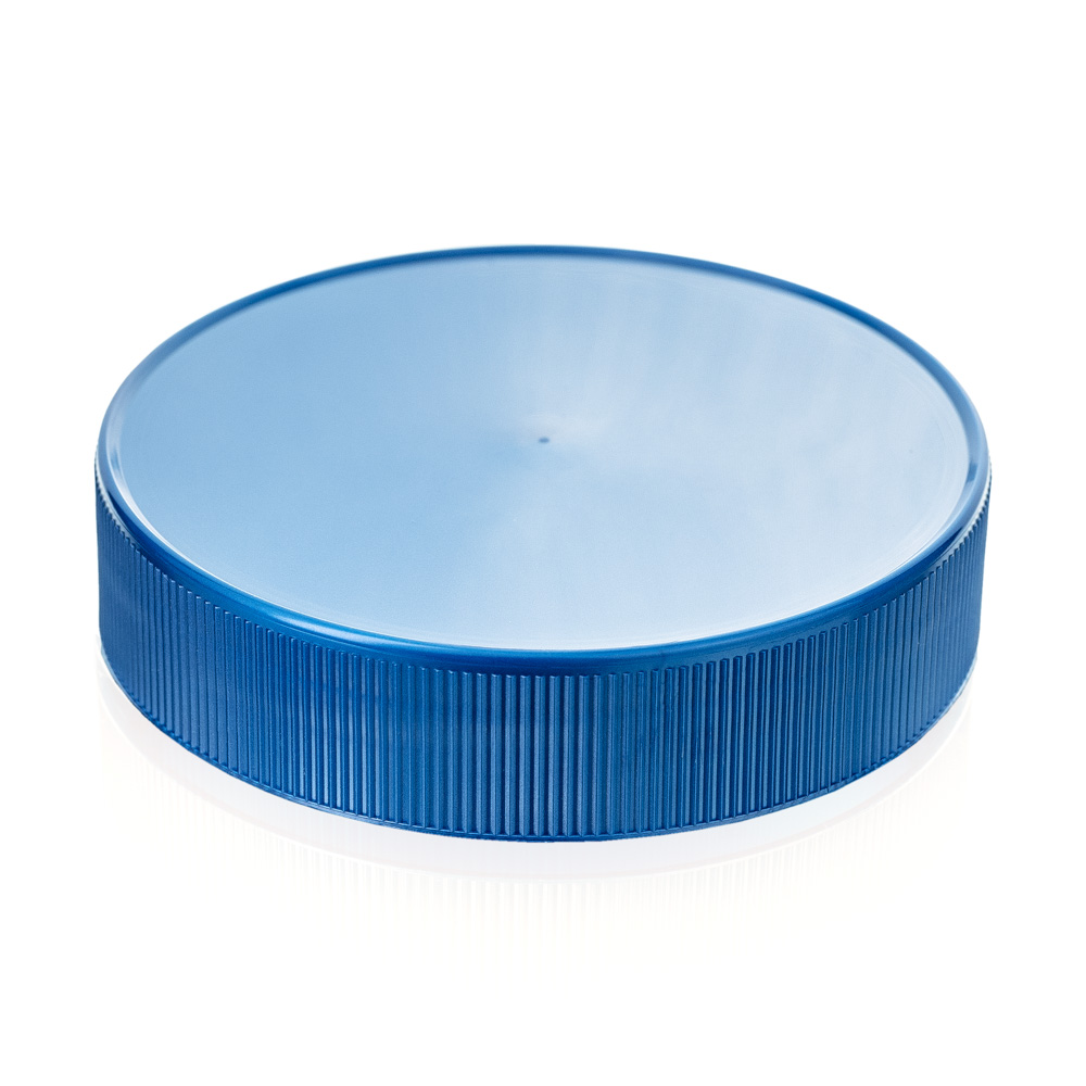 blauer Kunststoffdeckel 82 mm