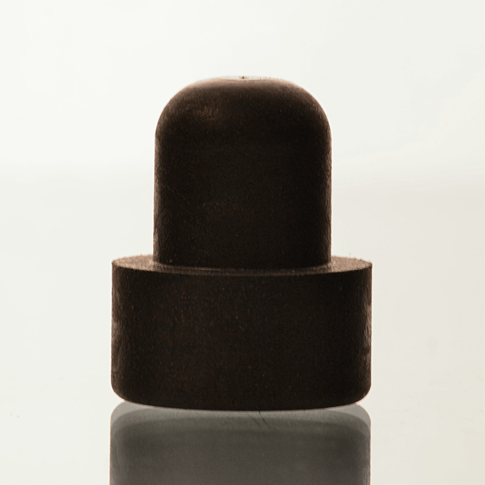 Vollkunststoff-Griffkorken 19,5 mm schwarz - 02 - Kunststoff-Korken - Flaschenbauer