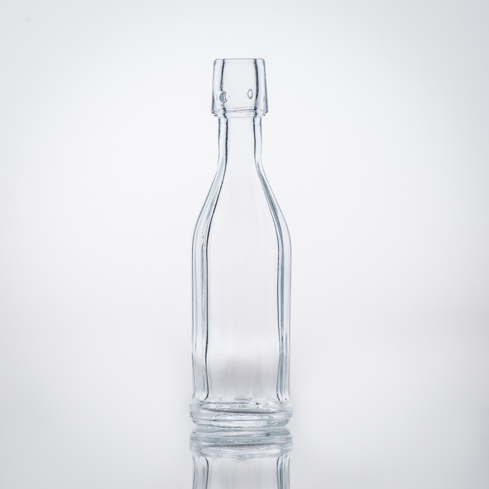Flasche - Zehnkantflasche 0,25 l Costolata BV für Bügelverschluss - Flaschenbauer