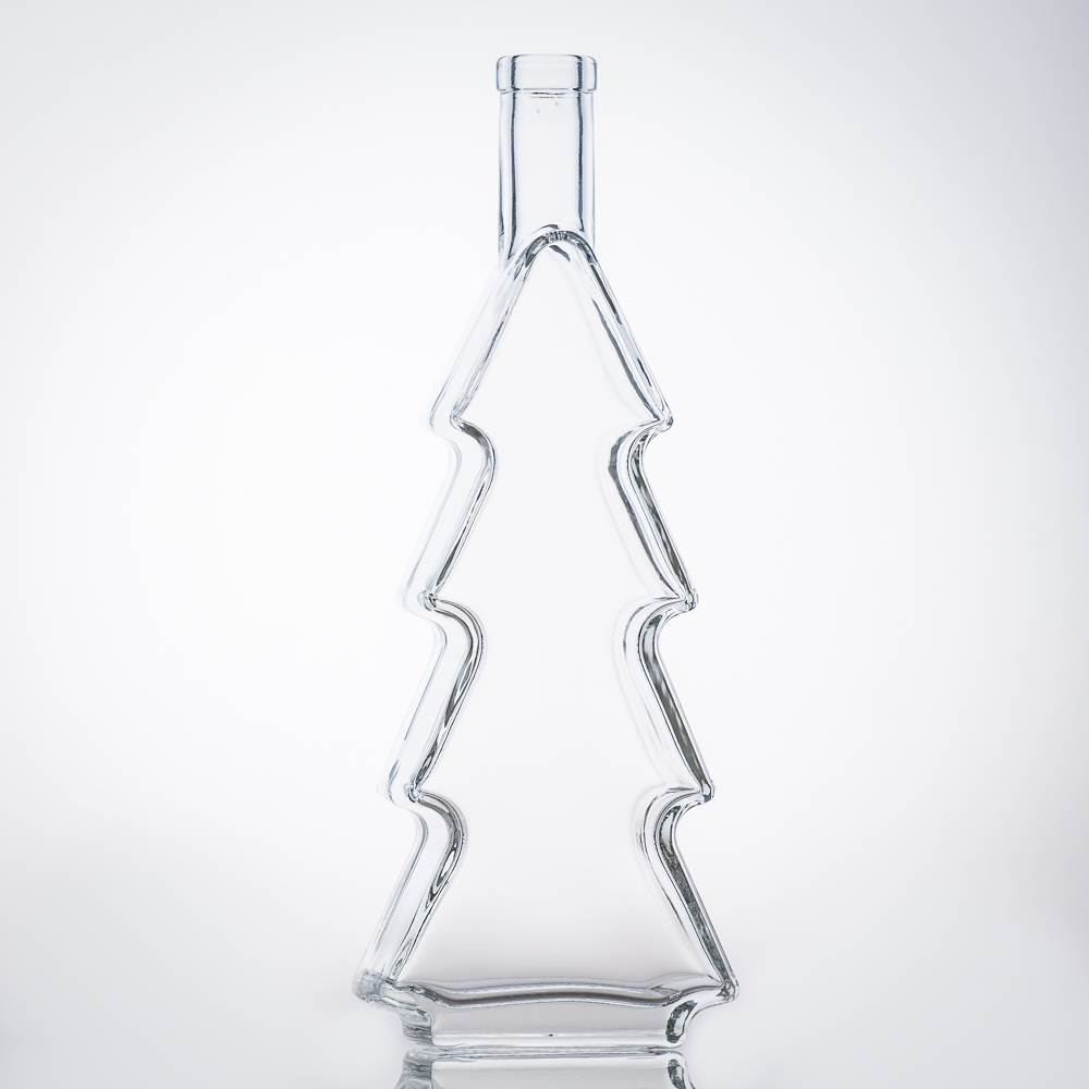 Flasche Tannenbaum 0,5 l HGK 19 mm - 500 ml Weihnachtsflasche - STANN500 - 01 - Flaschenbauer