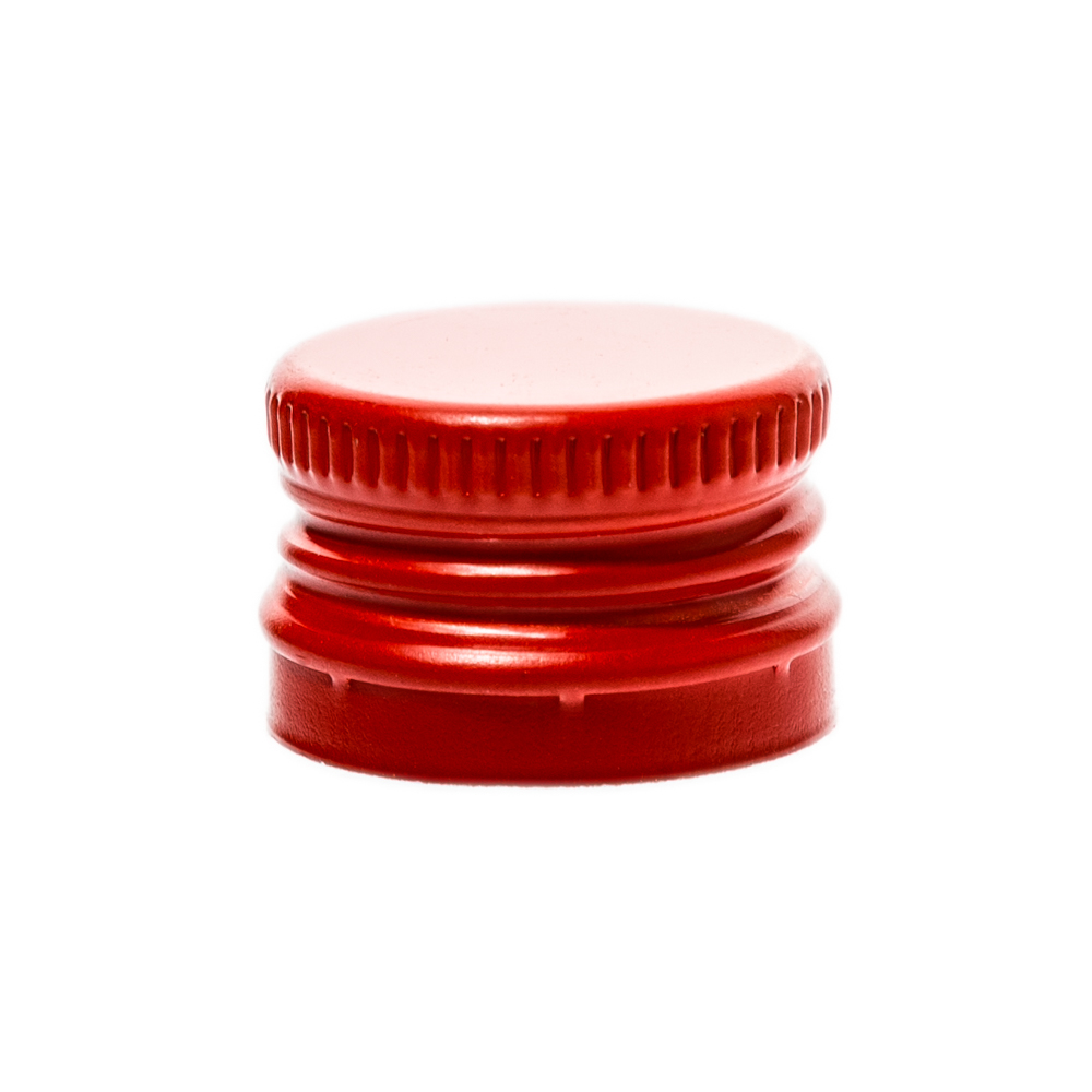 Handverschraubung 18 mm Rot mit Sicherungsring - VHAND18RS - 01 - Flaschenverschlüsse - Flaschenbauer