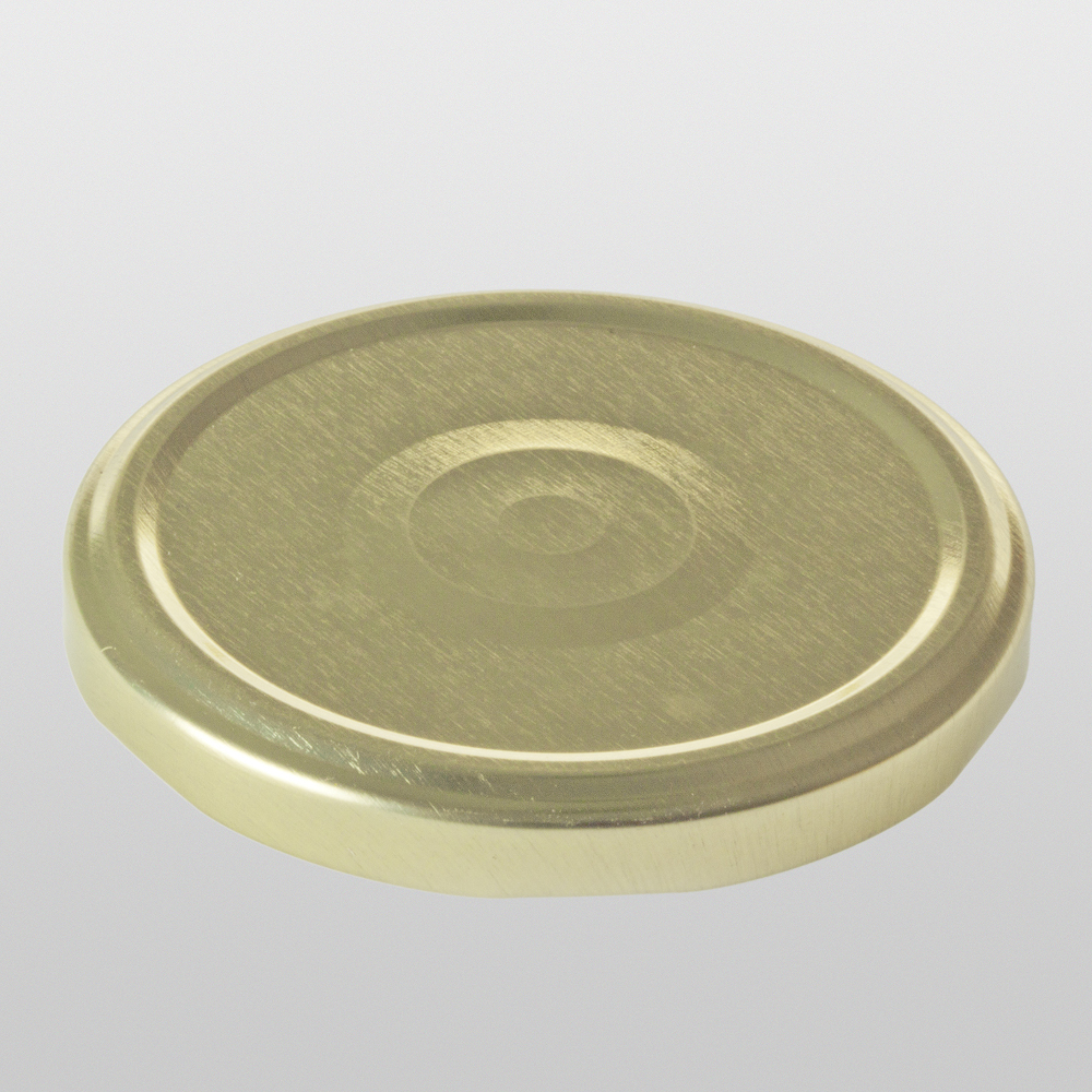 Twist-Off-Verschluss 82 mm Gold Sterilisationsfest mit Button - VTO82GK - Twiist-Off-Verschlüsse - Flaschenbauer