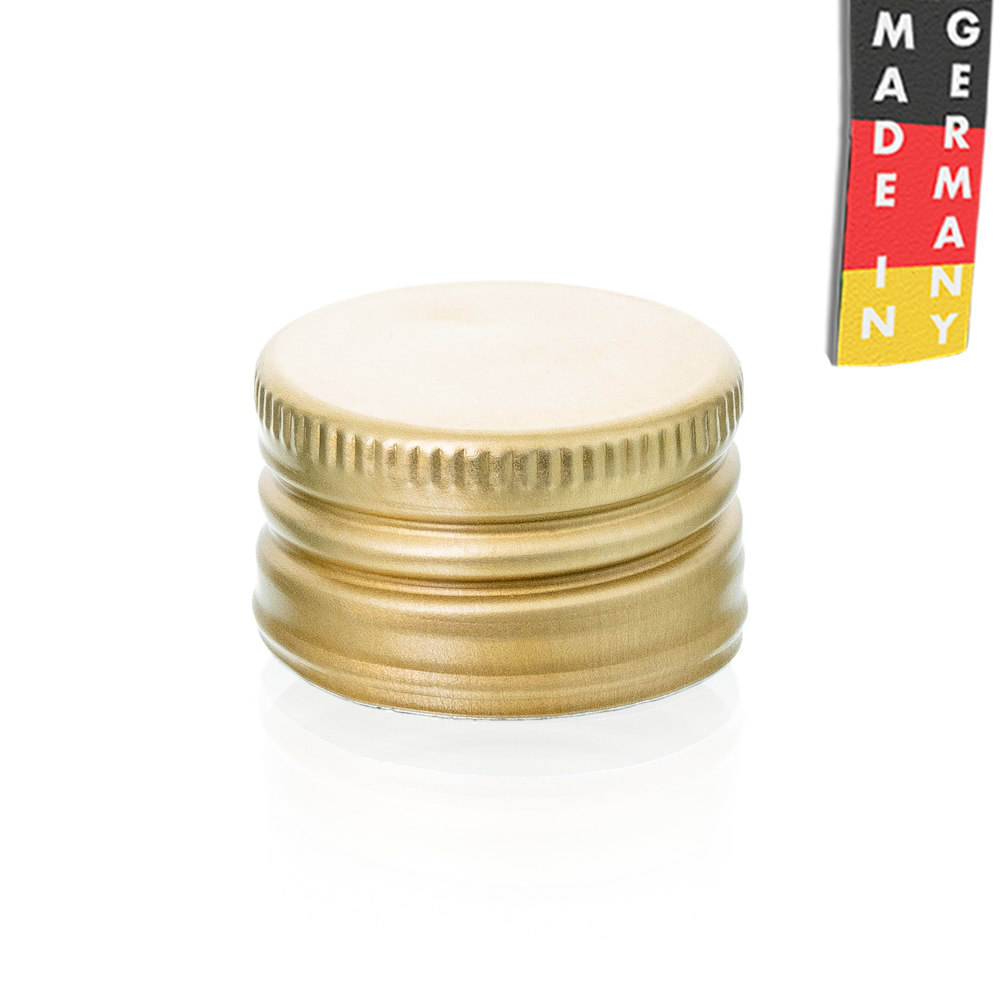 Handverschraubung 28 mm Gold - VHAND28G - Flaschenverschlüsse - Flaschenbauer