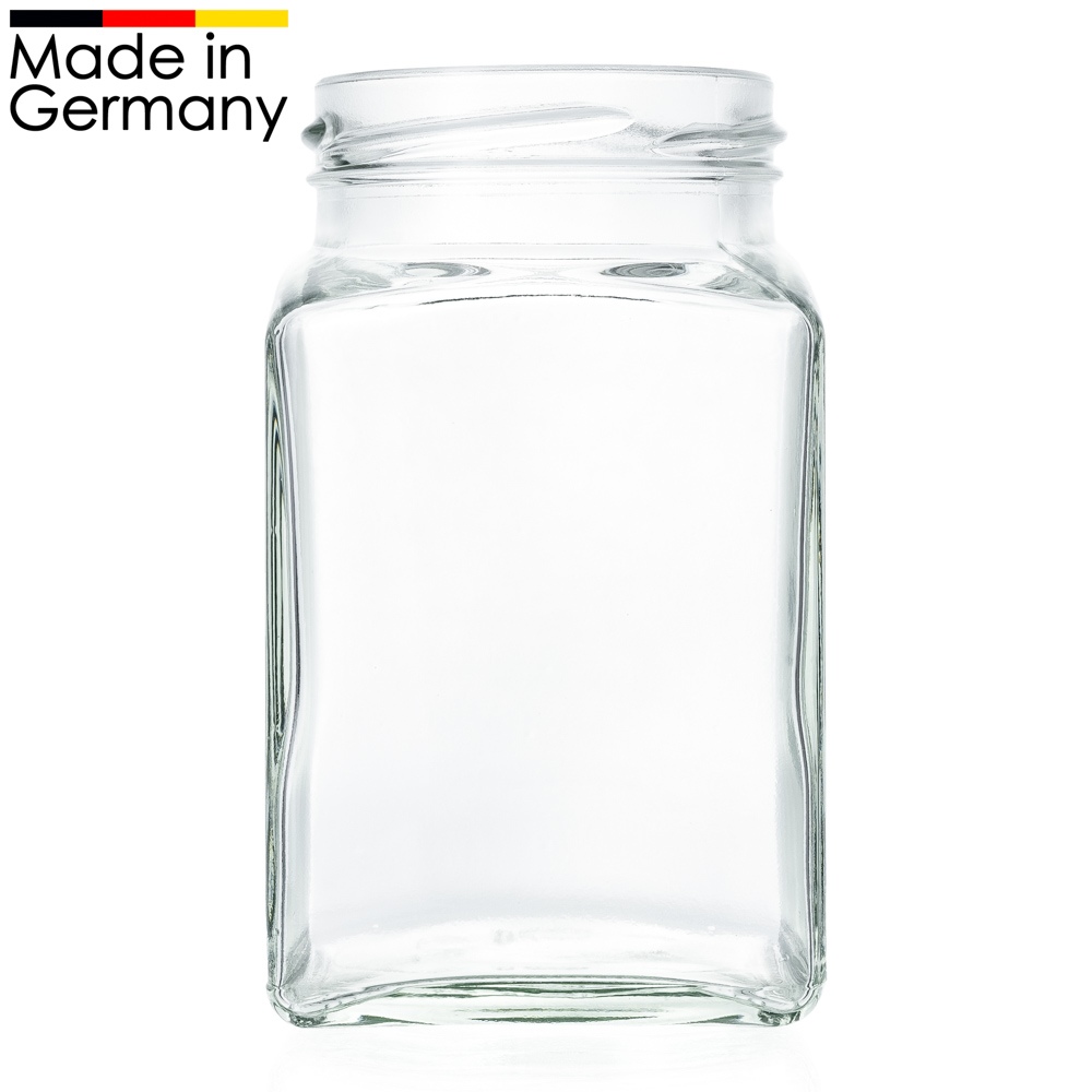 Quadratisches Einmachglas 260 ml
