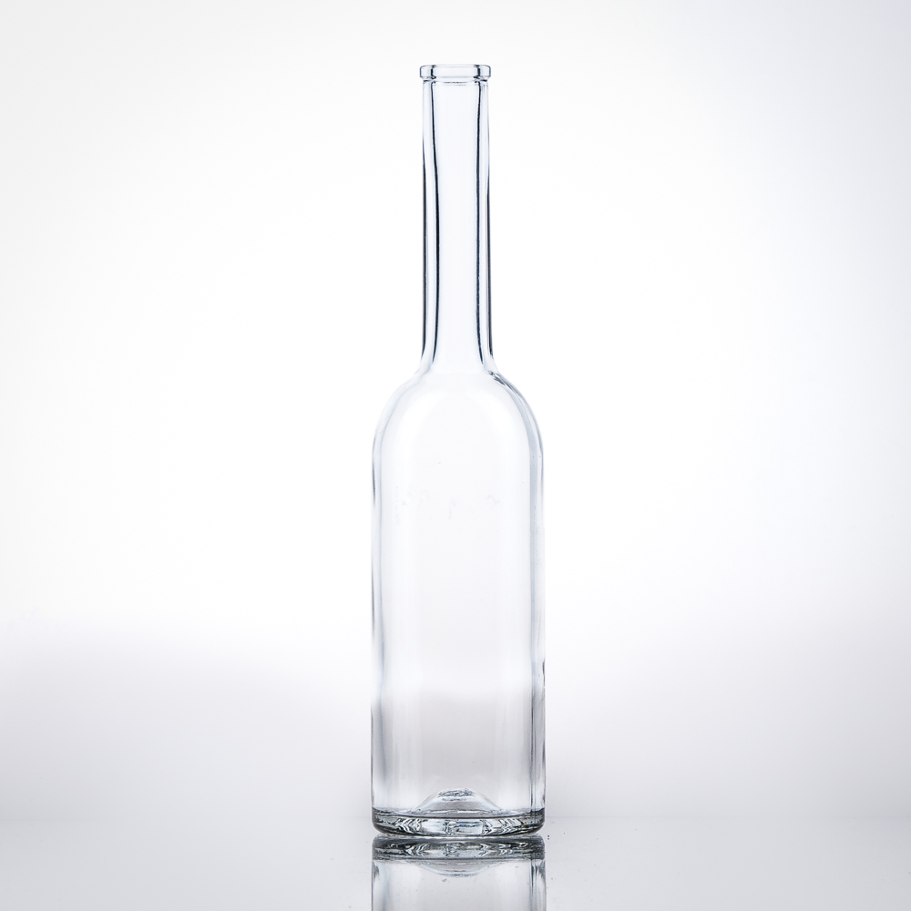 Spirituosenflaschen - kleine Operaflasche 0,2 l weiß OBM günstig bei Flaschenbauer - SOPER002