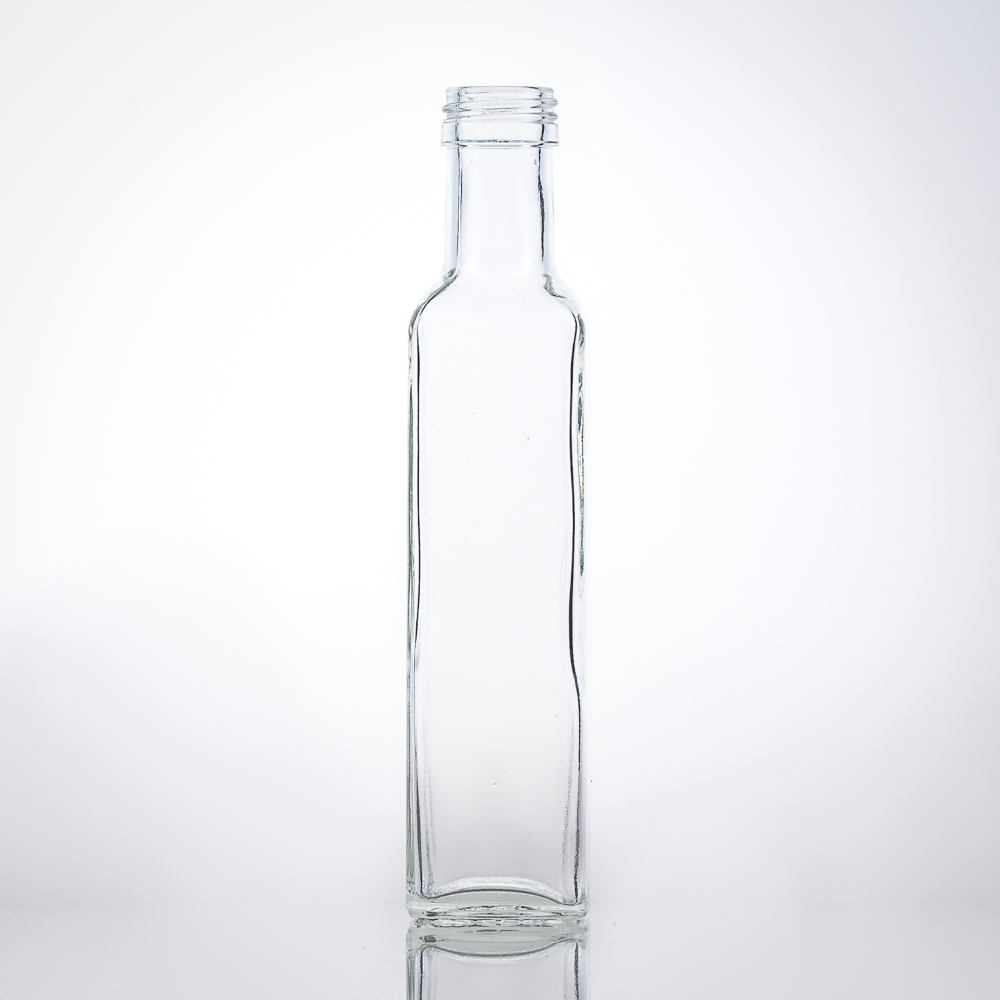 Ölflasche - Marascaflasche 250 ml Klar - 31,5 mm Schraub-Mündung - OMARA002 - 01 - Ölflaschen Flaschenbauer