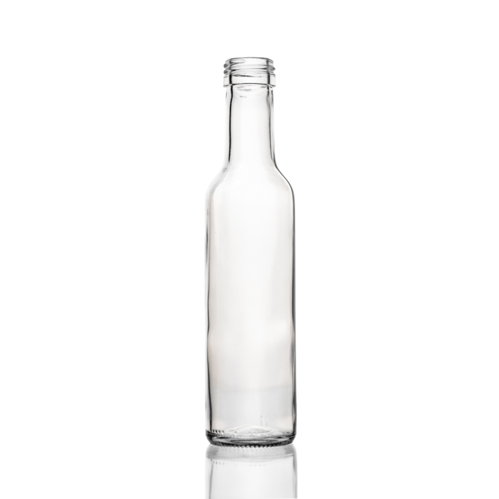 Ölflasche Cesena 250 ml - Klarglas PP 31,5 mm Schraub-Mündung - Ölflaschen - Flaschenbauer 