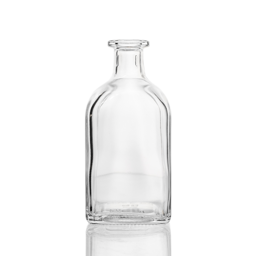 Apothekerflasche - Vierkant 250 ml - SQUAD250 - 01 - Spirituosen- und Ginflaschen - Flaschenbauer