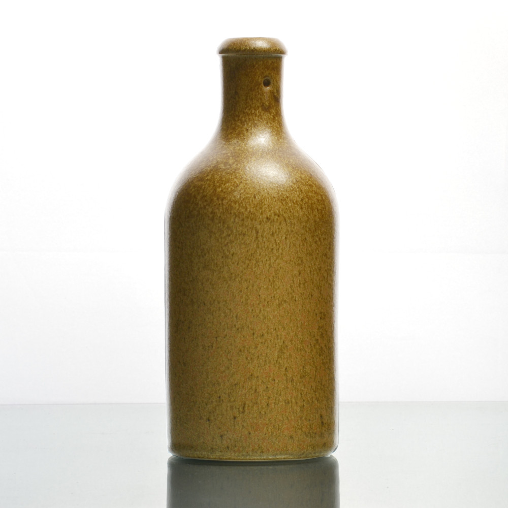 Flasche Tonkrug 500 ml - 0,5 Liter braun Lochmündung - 01 - Tonkrüge - Tonflaschen - Flaschenbauer