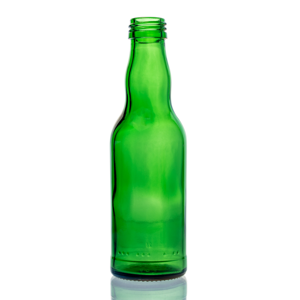 50er Set Kropfhalsflaschen Grün 200 ml MCA - BUNDKROPFG - 01 - Flaschenbauer