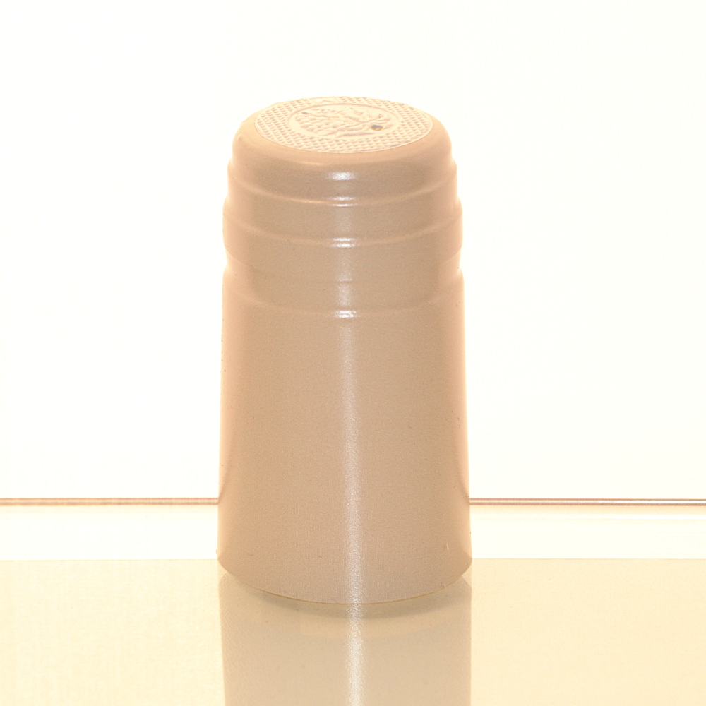Schrumpfkapsel 31 x 60 mm Farbe Creme - 01 - Flaschenbauer