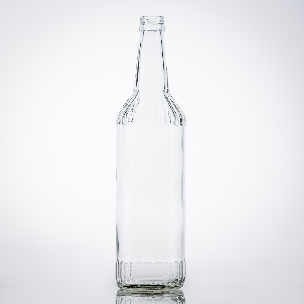 Likörflasche 0,7 l - 700 ml mit Facetten 28 Standard - Likörflaschen - Flaschenbauer