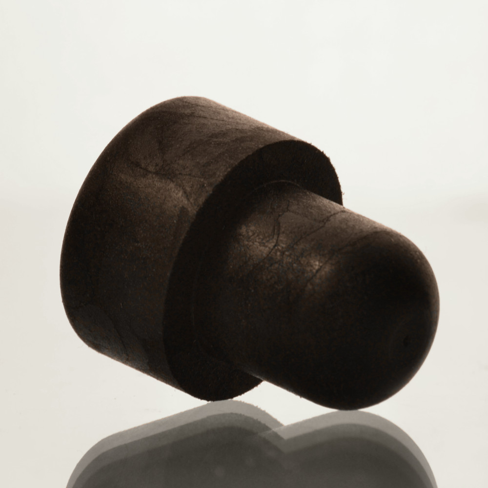 Vollkunststoff-Griffkorken 19,5 mm schwarz - 01 - Kunststoff-Korken - Flaschenbauer